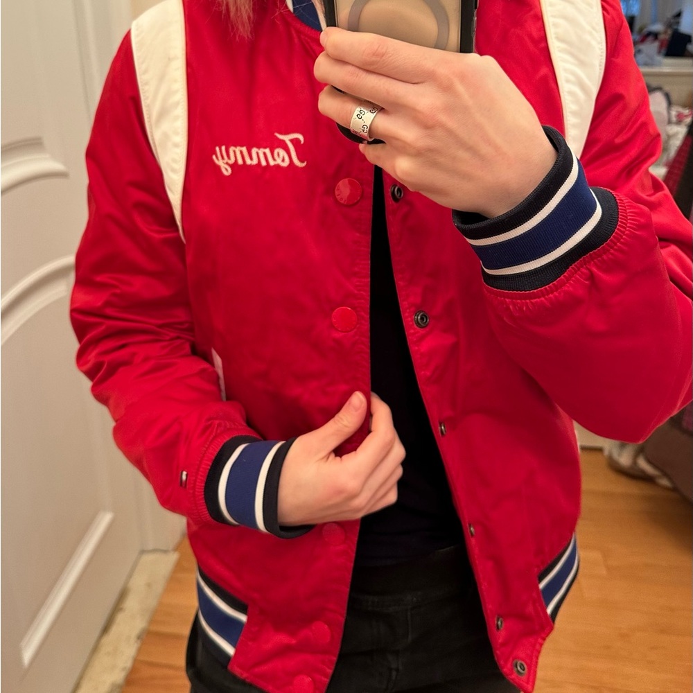 Vintage Tommy Hilfiger Red Bomber